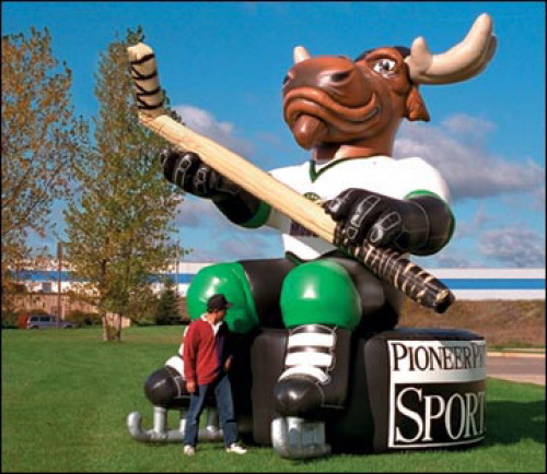 Sports Related Inflatables hockey moose